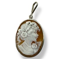 Anhänger Mandile 1922 Dame Cammei  in Silber Conchiglia 2MCICM156